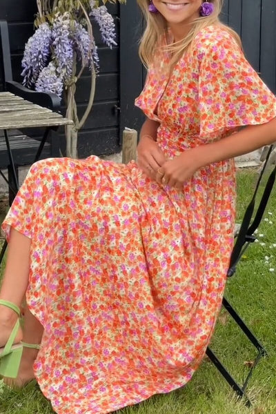 Sandra | Elegant Maxiklänning med V-hals